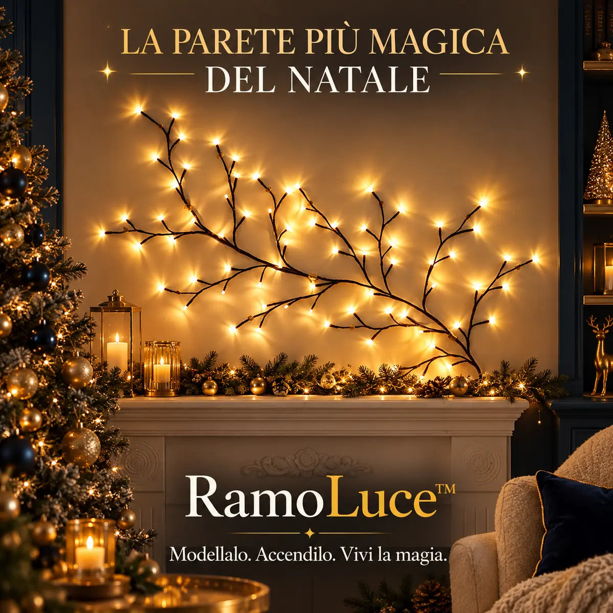 RamoLuce™ – Ramo luminoso modellabile 96 LED