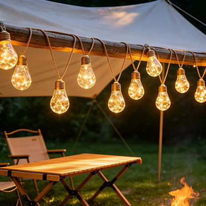 BorgoLuce Solar™ – Catena luminosa solare vintage